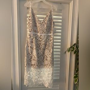 Brand new dress perfect for shower, rehearsal, etc